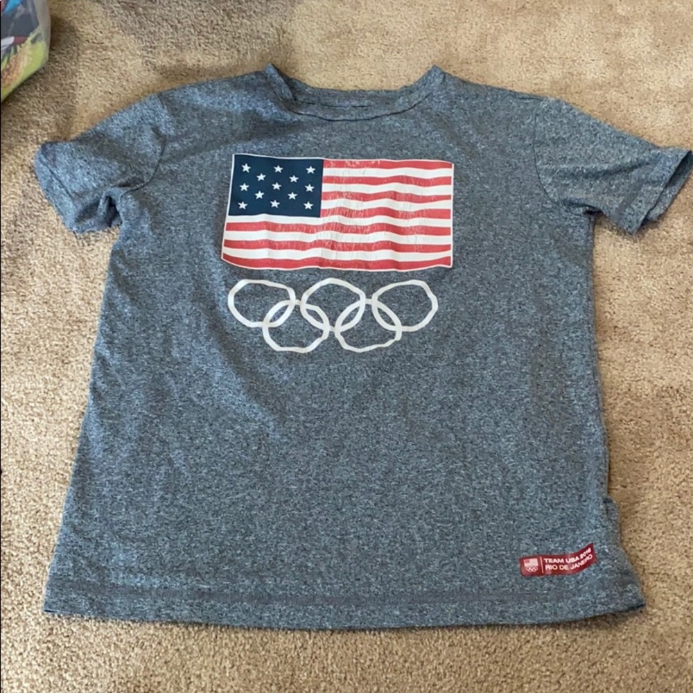 American flag boys tshirt 10/12